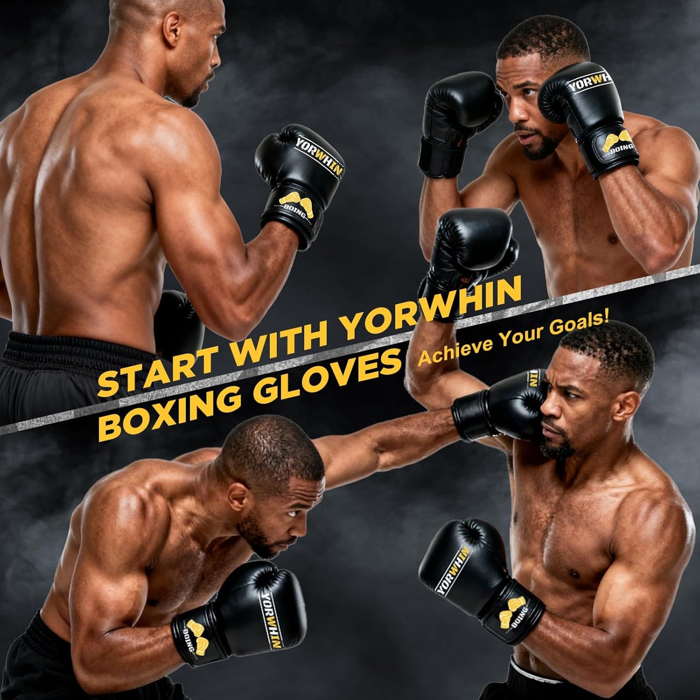 Boxing Gloves for Men Women, Training Sparring Boxing Gloves, Heavy Punching Bag Workout Gloves for Boxing Kickboxing Muay Thai Mixed Martial Arts MMA Training