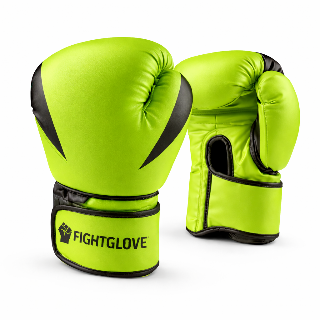 FightGlove Competition Gloves – Neon Green