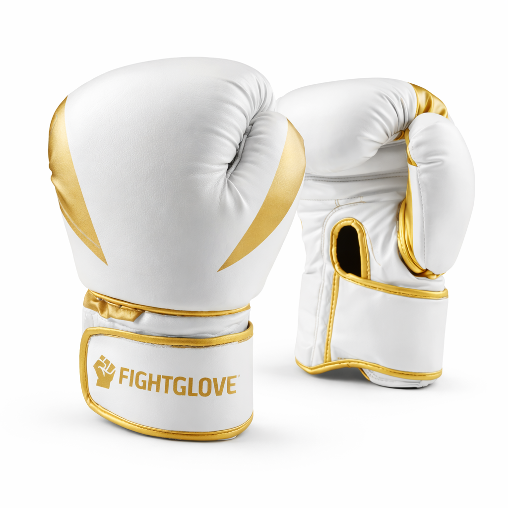 FightGlove Competition Gloves – White Edition