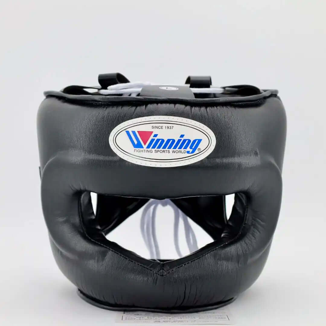 Winning Boxing Headgear Collection Premium Leather Training Headguards