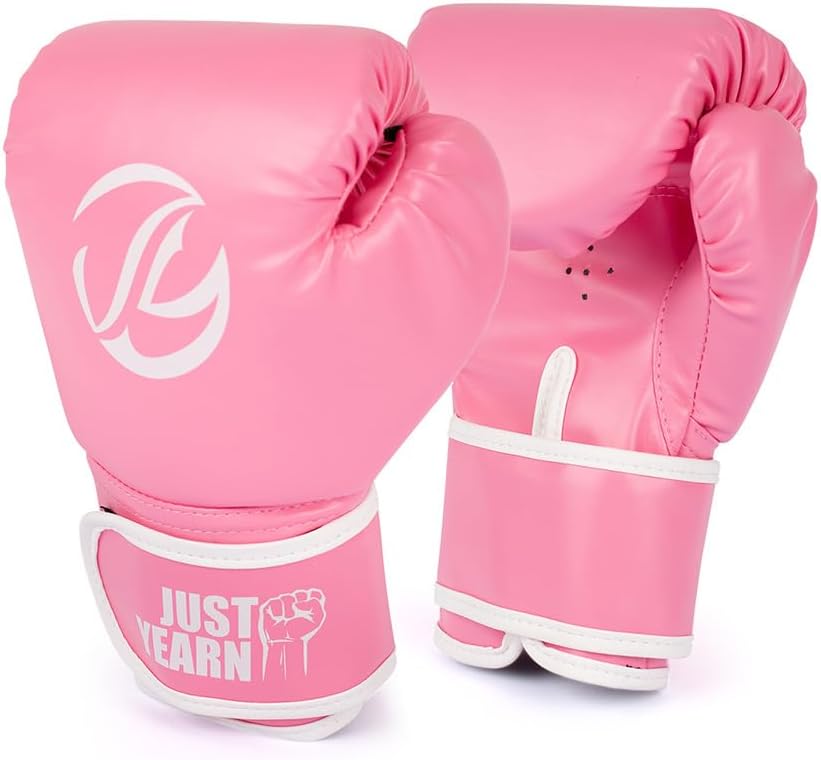 Kids Boxing Gloves Age 3-9 Years - High Density Sponge Foam Training Gloves for Kickboxing, Sparring & Fitness | Adjustable Wrist Wrap (6OZ) | Boys & Girls Unisex