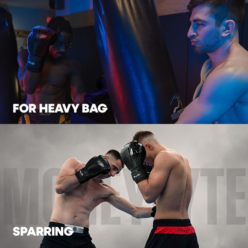 Boxing Gloves for Men & Women - Boxing, Kickboxing, Muay Thai, MMA, Training & Sparring - Punching Bag & Heavy Bag Gloves - MoneyFyte