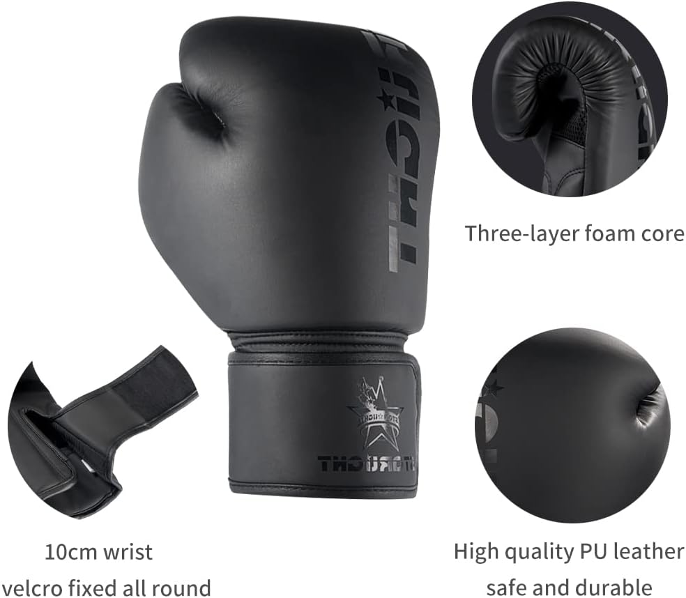 Boxing Gloves for Men Women, Sparring Training Punching MMA Kickboxing Boxing Gloves, Heavy Bag Workout Gloves for Boxing, Kickboxing, Muay Thai, MMA