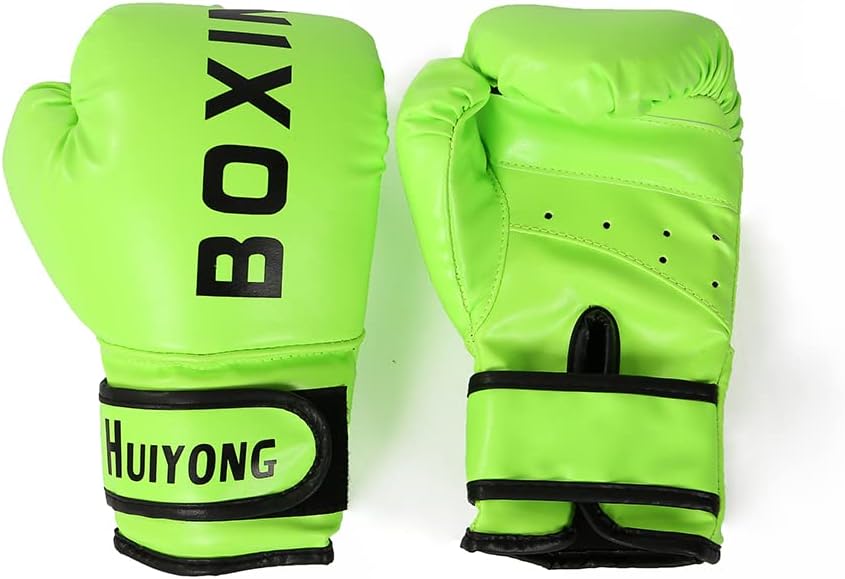 HUINING Kids Boxing Gloves, Kids Training Gloves Punch Mitts MMA Gloves PU Cartoon Sparring Dajn Training Gloves, 4 Oz, for Age 5-12 Years