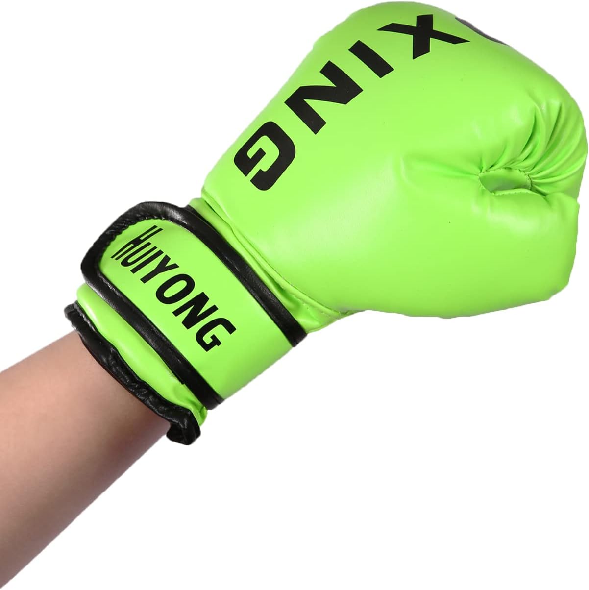 HUINING Kids Boxing Gloves, Kids Training Gloves Punch Mitts MMA Gloves PU Cartoon Sparring Dajn Training Gloves, 4 Oz, for Age 5-12 Years