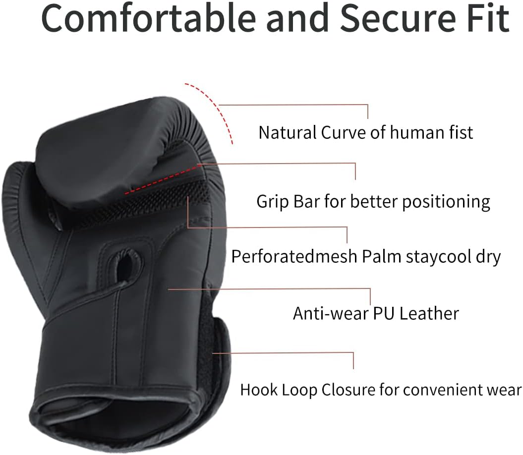 Boxing Gloves for Men Women, Sparring Training Punching MMA Kickboxing Boxing Gloves, Heavy Bag Workout Gloves for Boxing, Kickboxing, Muay Thai, MMA