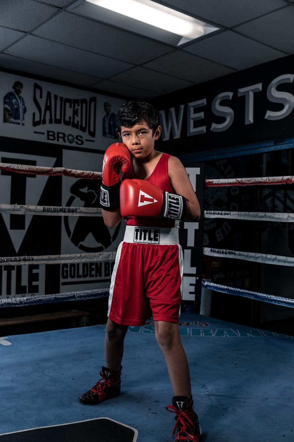 Title Classic USA Boxing Competition Gloves - Competition Boxing Gloves, Boxing Gloves, USA Boxing Glove, USA Boxing Approved Gloves;16Oz Boxing Gloves, Boxing Gloves, Boxing Equipment