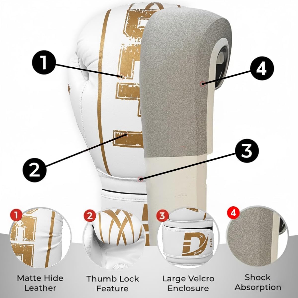 DEFY Boxing Gloves for Men & Women - Premium Quality Synthetic Leather Boxing Gloves for Training - Perfect for Punching Heavy Bags, Sparring, & Fighting Gloves