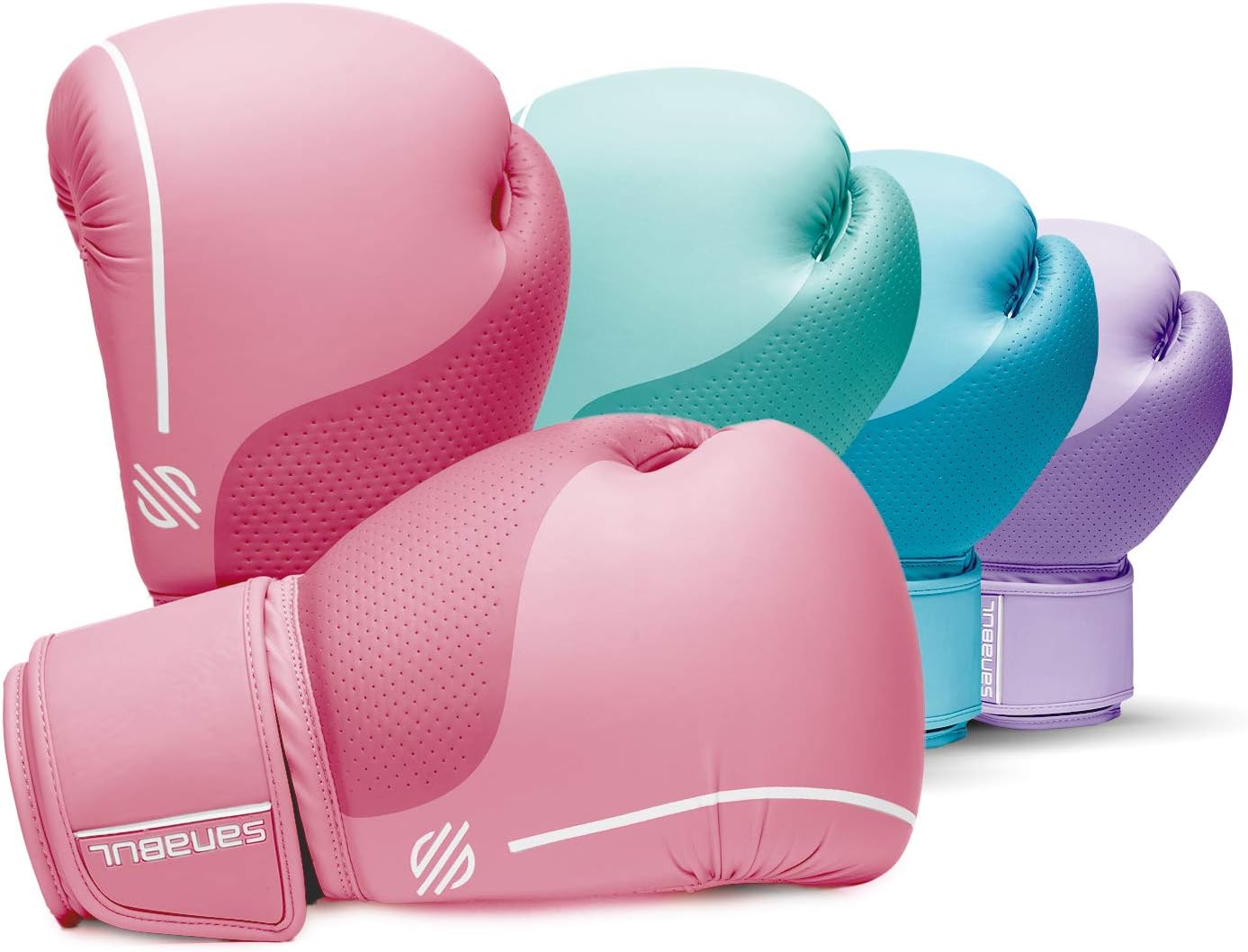 Sanabul Easter Egg Boxing Gloves for Women, Pro Training MMA Kickboxing Muay Thai Gloves, Sparring Punching Heavy Bag