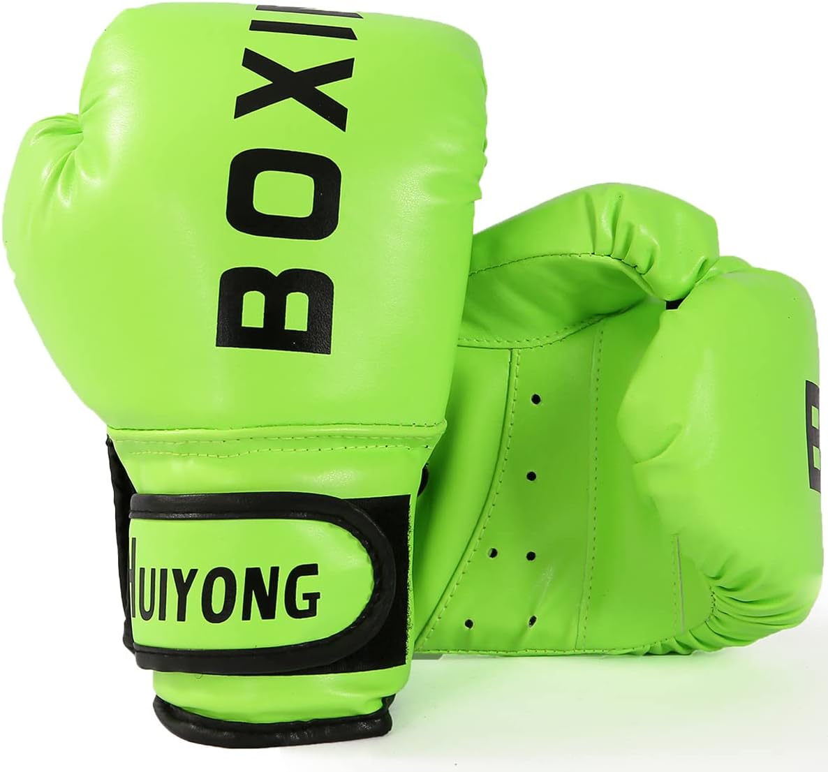 HUINING Kids Boxing Gloves, Kids Training Gloves Punch Mitts MMA Gloves PU Cartoon Sparring Dajn Training Gloves, 4 Oz, for Age 5-12 Years