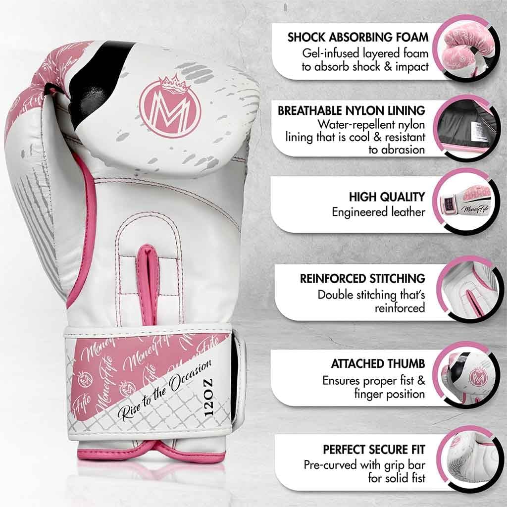 Boxing Gloves for Men & Women - Boxing, Kickboxing, Muay Thai, MMA, Training & Sparring - Punching Bag & Heavy Bag Gloves - MoneyFyte