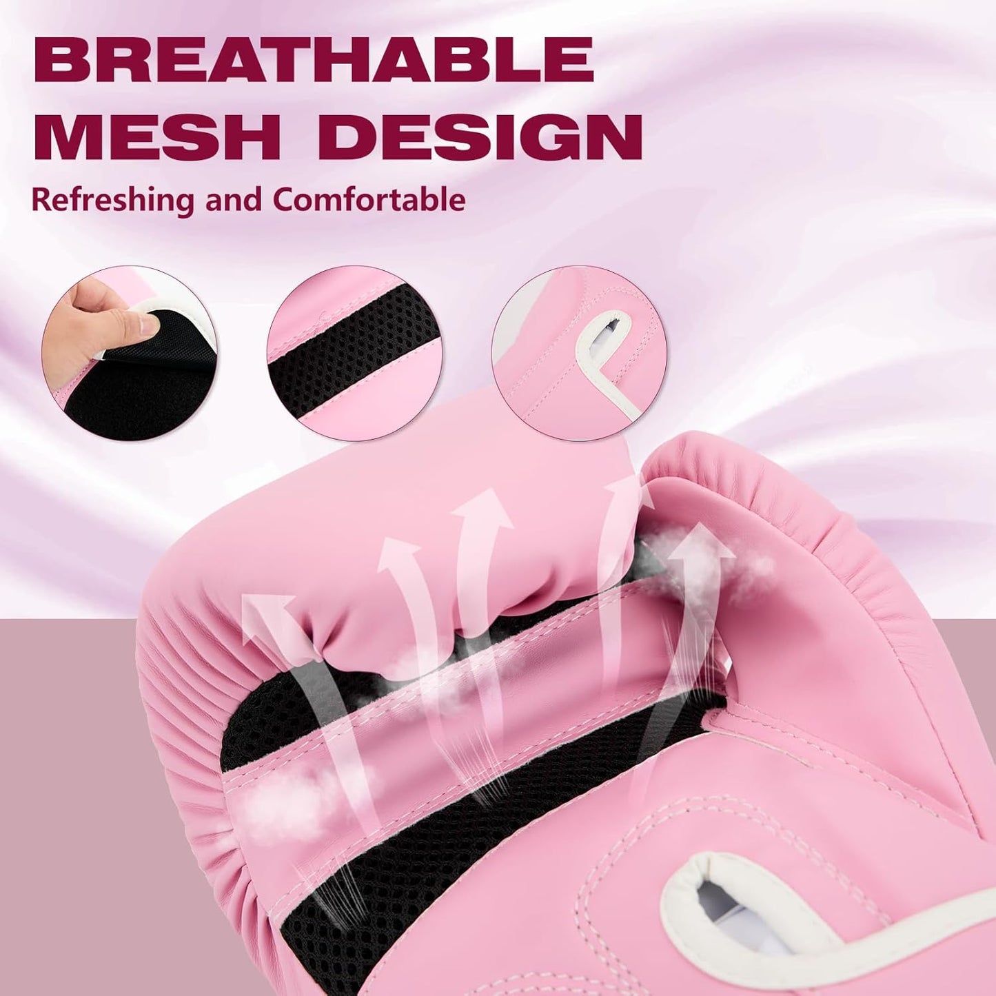 Boxing Gloves for Men Women, Sparring Training Punching MMA Kickboxing Boxing Gloves, Heavy Bag Workout Gloves for Boxing, Kickboxing, Muay Thai, MMA