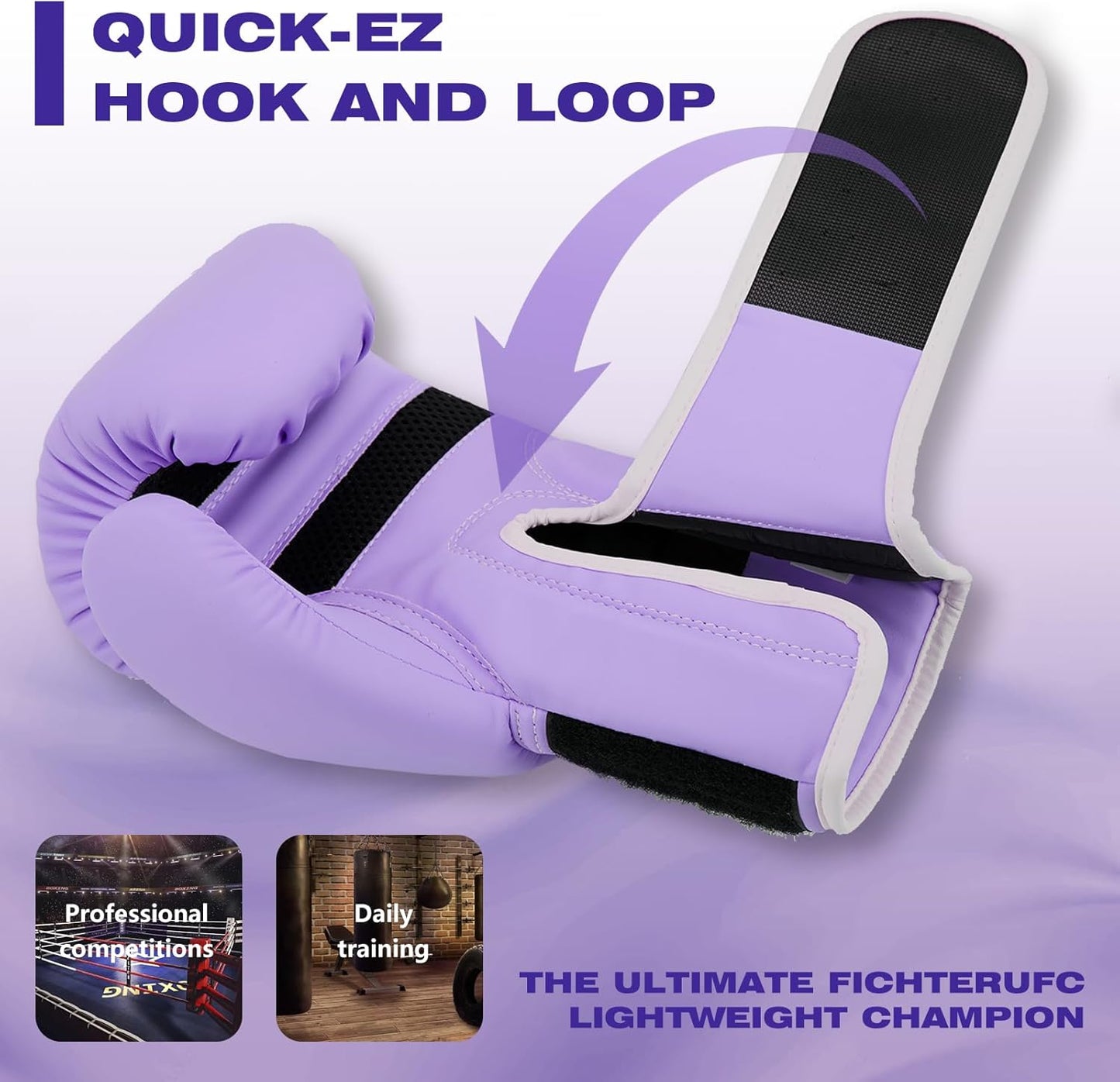 Boxing Gloves for Men Women, Sparring Training Punching MMA Kickboxing Boxing Gloves, Heavy Bag Workout Gloves for Boxing, Kickboxing, Muay Thai, MMA