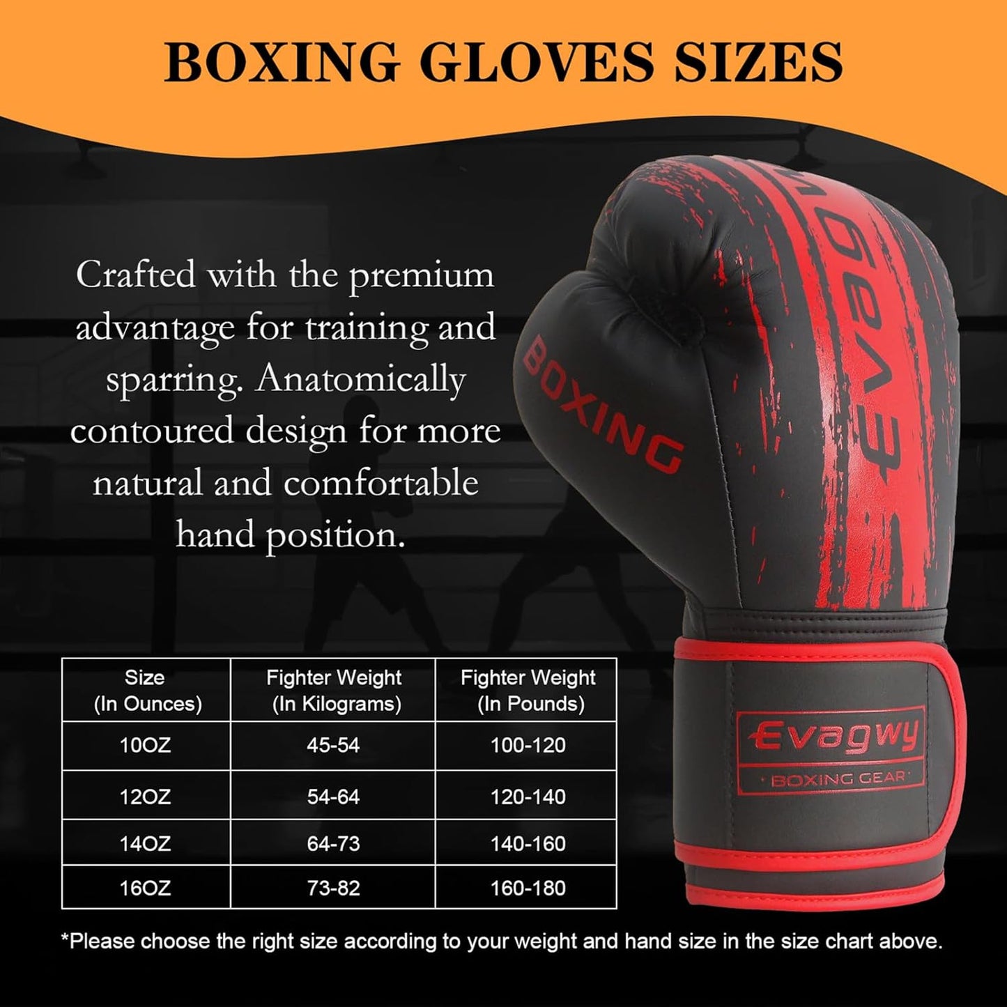 Boxing Gloves for Men and Women，Pro Training Sparring，Suitable for Boxing Kickboxing MMA Fighting，Adult Heavy Punching Bag Gloves，Workout Gloves for Boxing，Muay Thai