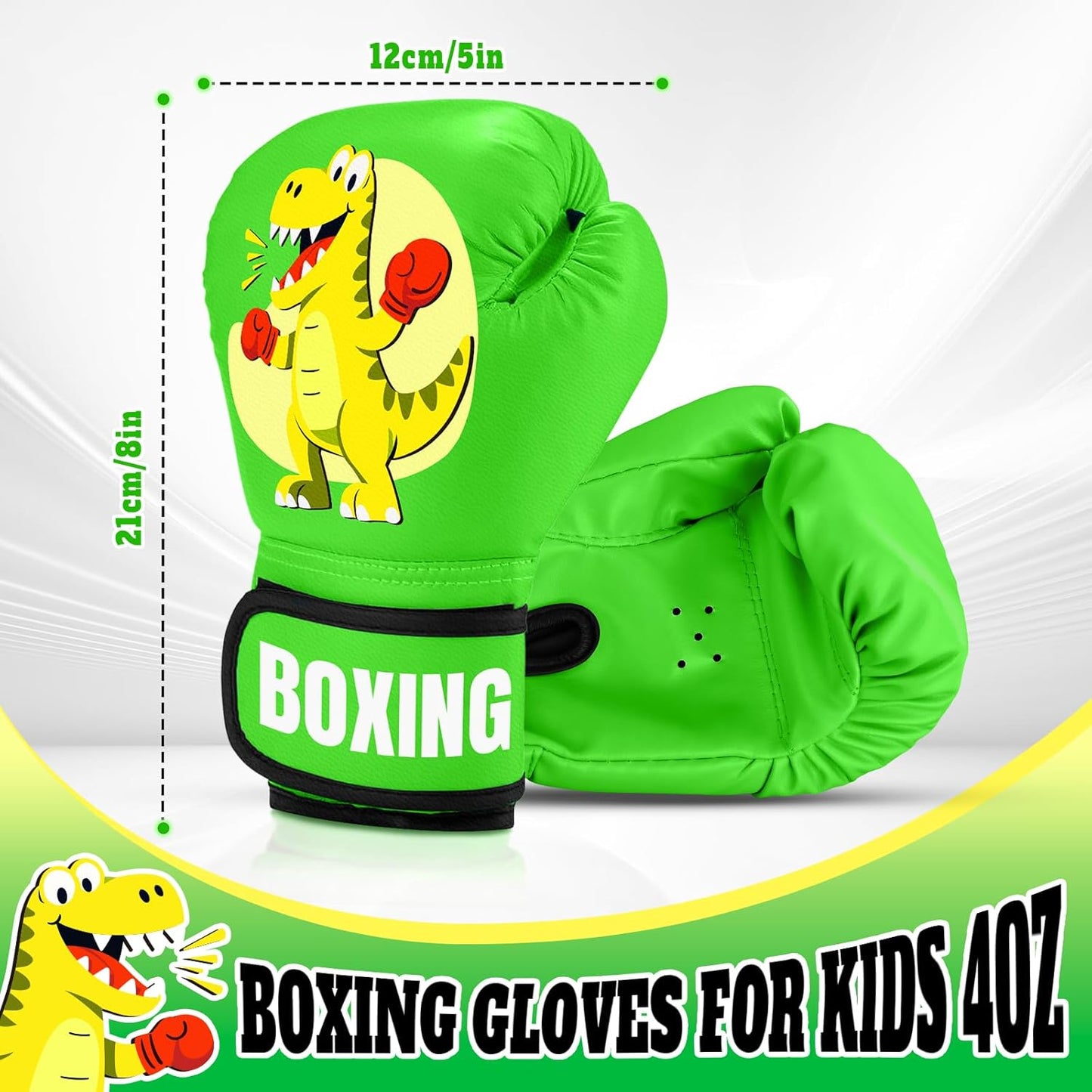 Kids Boxing Gloves for Boys & Girls, Youth Boxing Training Gloves for Kids Age 3 to 9 Years, 4OZ Training Sparring Gloves for Punching Bag Kickboxing Muay Thai MMA