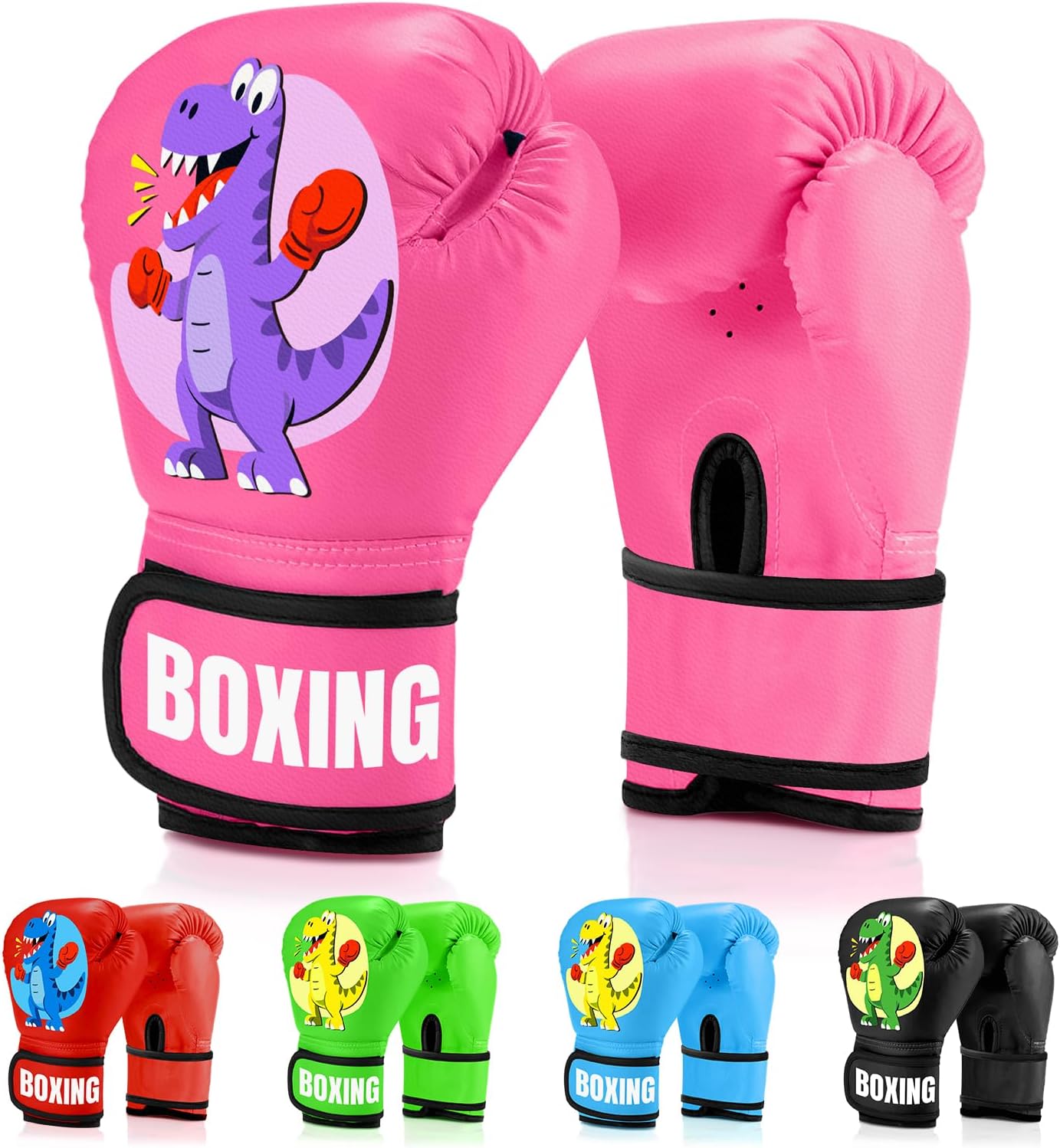 Kids Boxing Gloves for Boys & Girls, Youth Boxing Training Gloves for Kids Age 3 to 9 Years, 4OZ Training Sparring Gloves for Punching Bag Kickboxing Muay Thai MMA