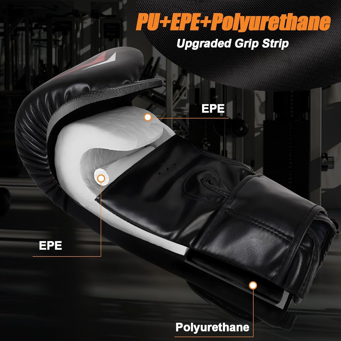 Music Boxing Machine, Boxing Machine Wall Mounted Music with Gloves, Smart Bluetooth Boxing Equipment, Boxing Music Workout Machine