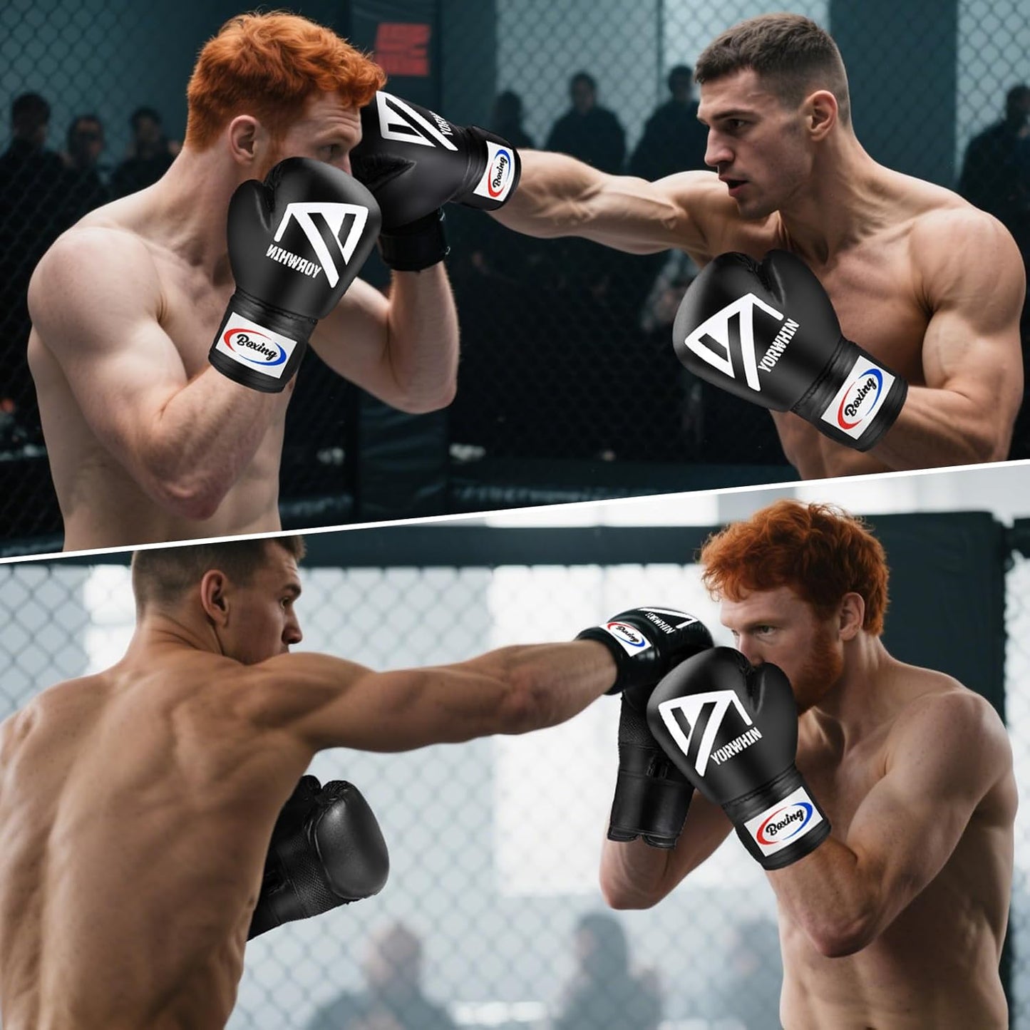 Boxing Gloves for Men Women, Training Sparring Boxing Gloves, Heavy Punching Bag Workout Gloves for Boxing Kickboxing Muay Thai Mixed Martial Arts MMA Training