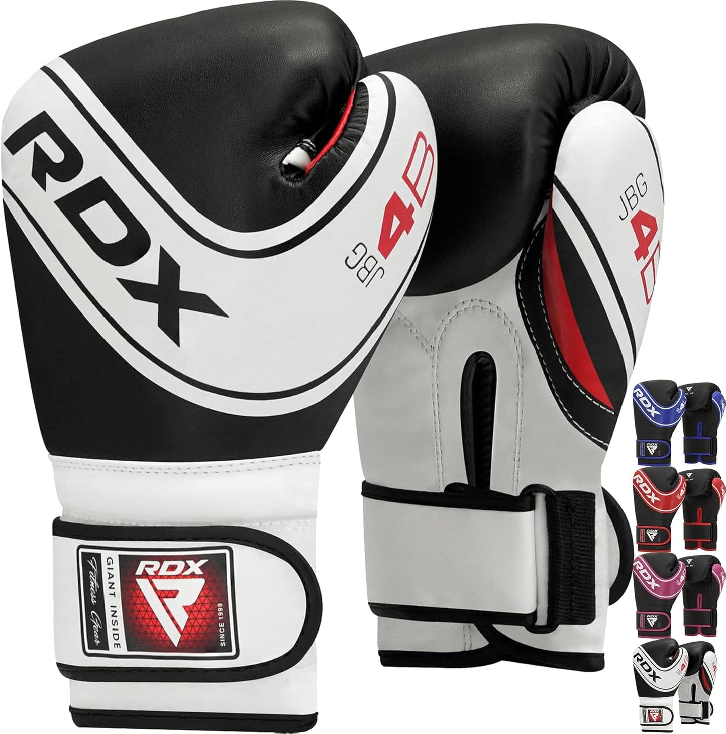 RDX Kids Boxing Gloves, 6oz 4oz Junior Training Mitts, Maya Hide Leather Ventilated Palm, Muay Thai Sparring MMA Kickboxing Fighting, Punch Bag Speed Ball Focus Pads Punching Workout