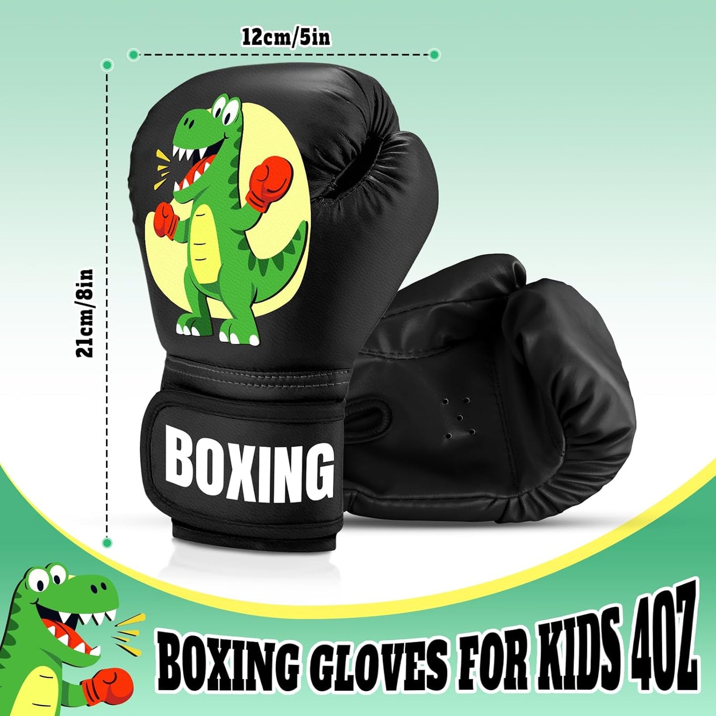 Kids Boxing Gloves for Boys & Girls, Youth Boxing Training Gloves for Kids Age 3 to 9 Years, 4OZ Training Sparring Gloves for Punching Bag Kickboxing Muay Thai MMA