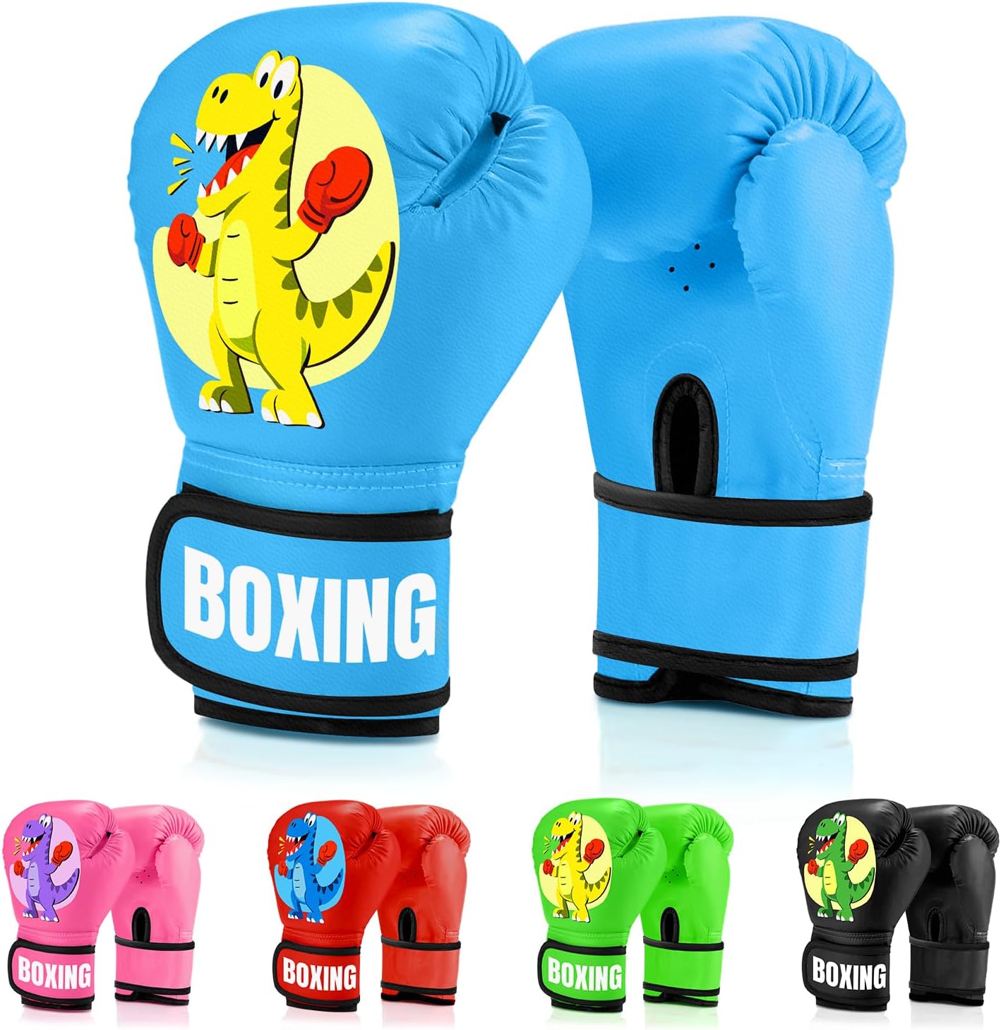 Kids Boxing Gloves for Boys & Girls, Youth Boxing Training Gloves for Kids Age 3 to 9 Years, 4OZ Training Sparring Gloves for Punching Bag Kickboxing Muay Thai MMA