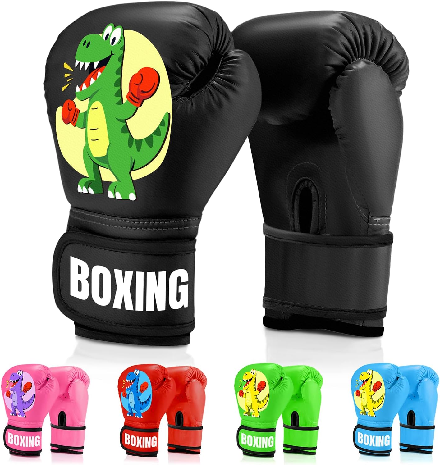 Kids Boxing Gloves for Boys & Girls, Youth Boxing Training Gloves for Kids Age 3 to 9 Years, 4OZ Training Sparring Gloves for Punching Bag Kickboxing Muay Thai MMA