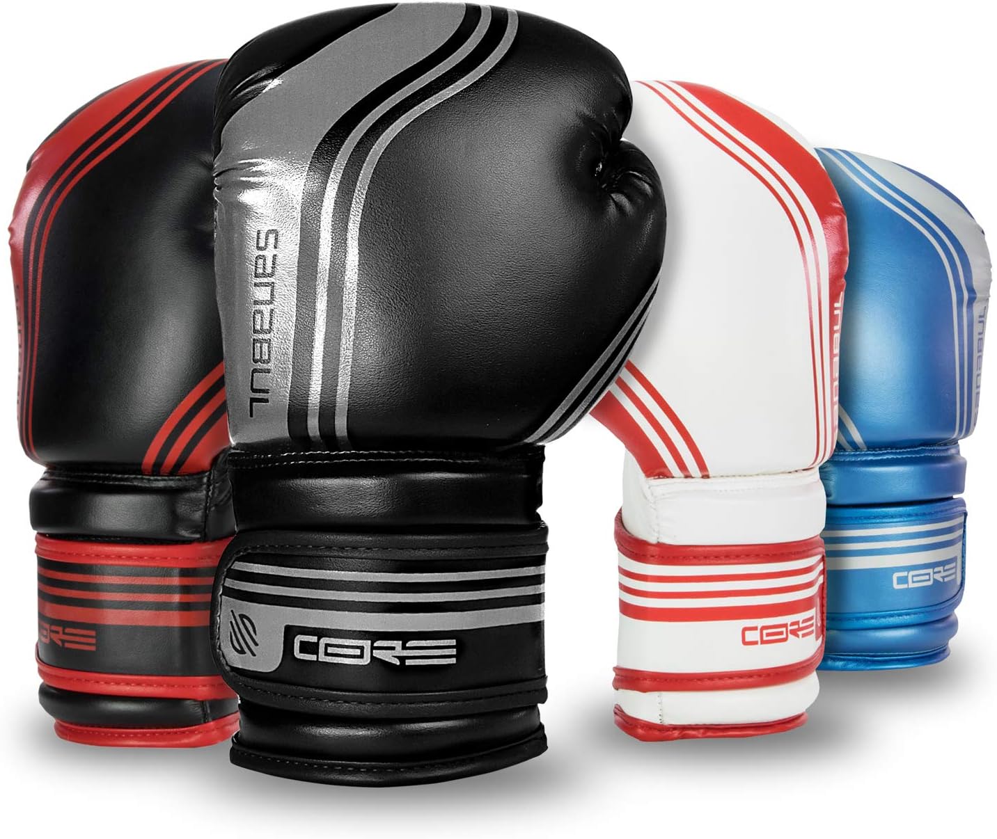 Sanabul Core Gel Training Boxing Gloves for Men and Women Advanced Muay Thai and Kickboxing Gloves Heavy Bag & Boxing Sparring
