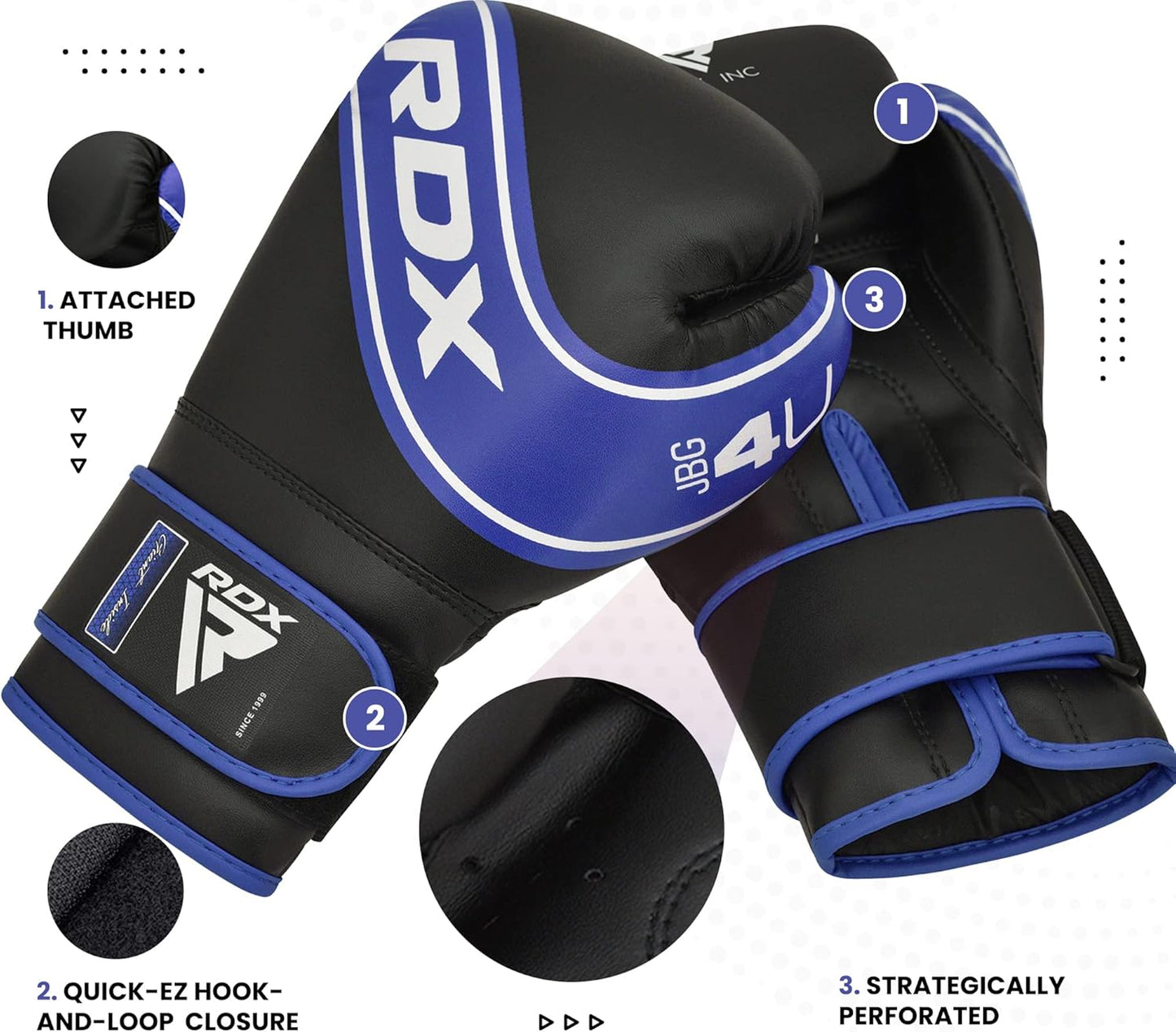 RDX Kids Boxing Gloves, 6oz 4oz Junior Training Mitts, Maya Hide Leather Ventilated Palm, Muay Thai Sparring MMA Kickboxing Fighting, Punch Bag Speed Ball Focus Pads Punching Workout
