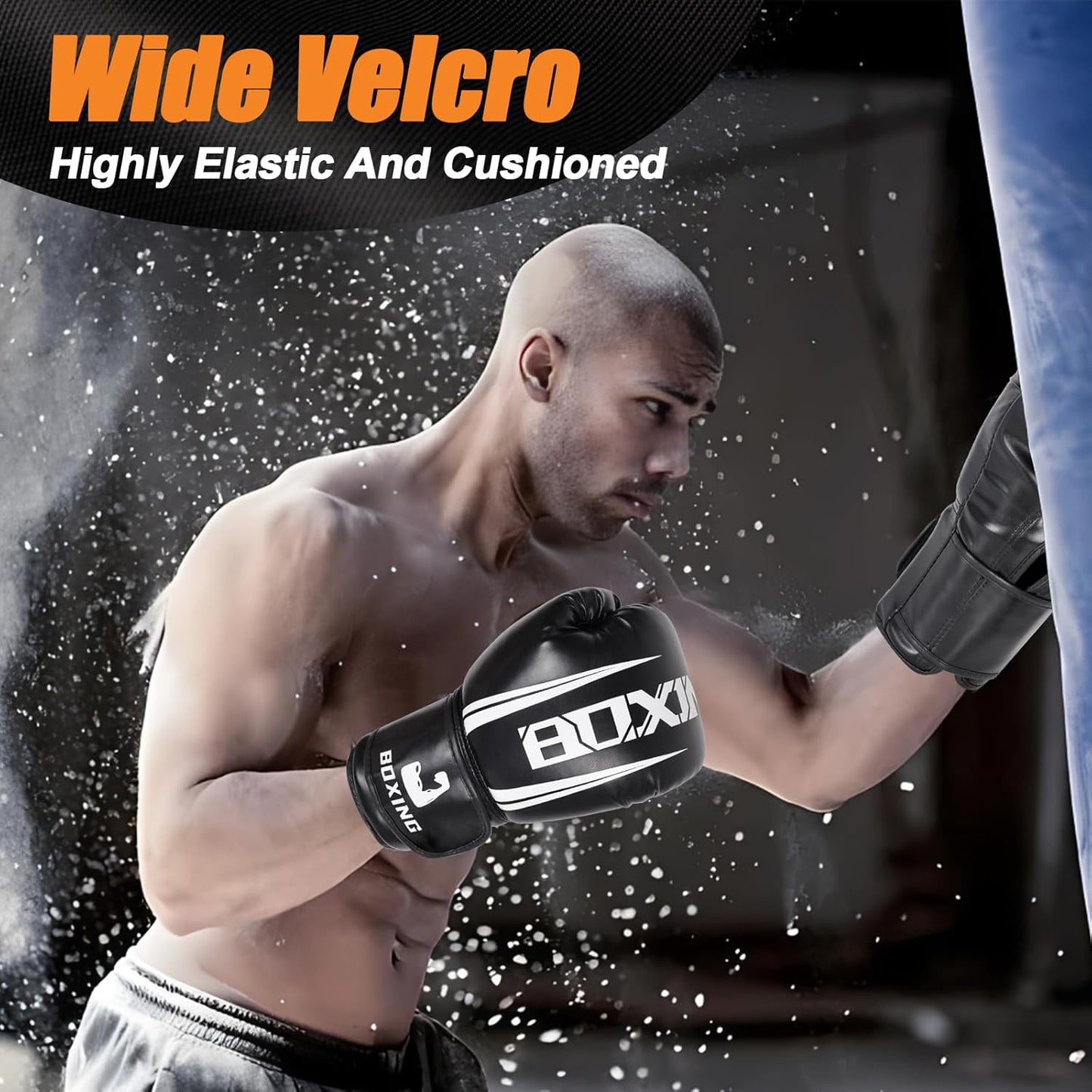 Music Boxing Machine, Boxing Machine Wall Mounted Music with Gloves, Smart Bluetooth Boxing Equipment, Boxing Music Workout Machine