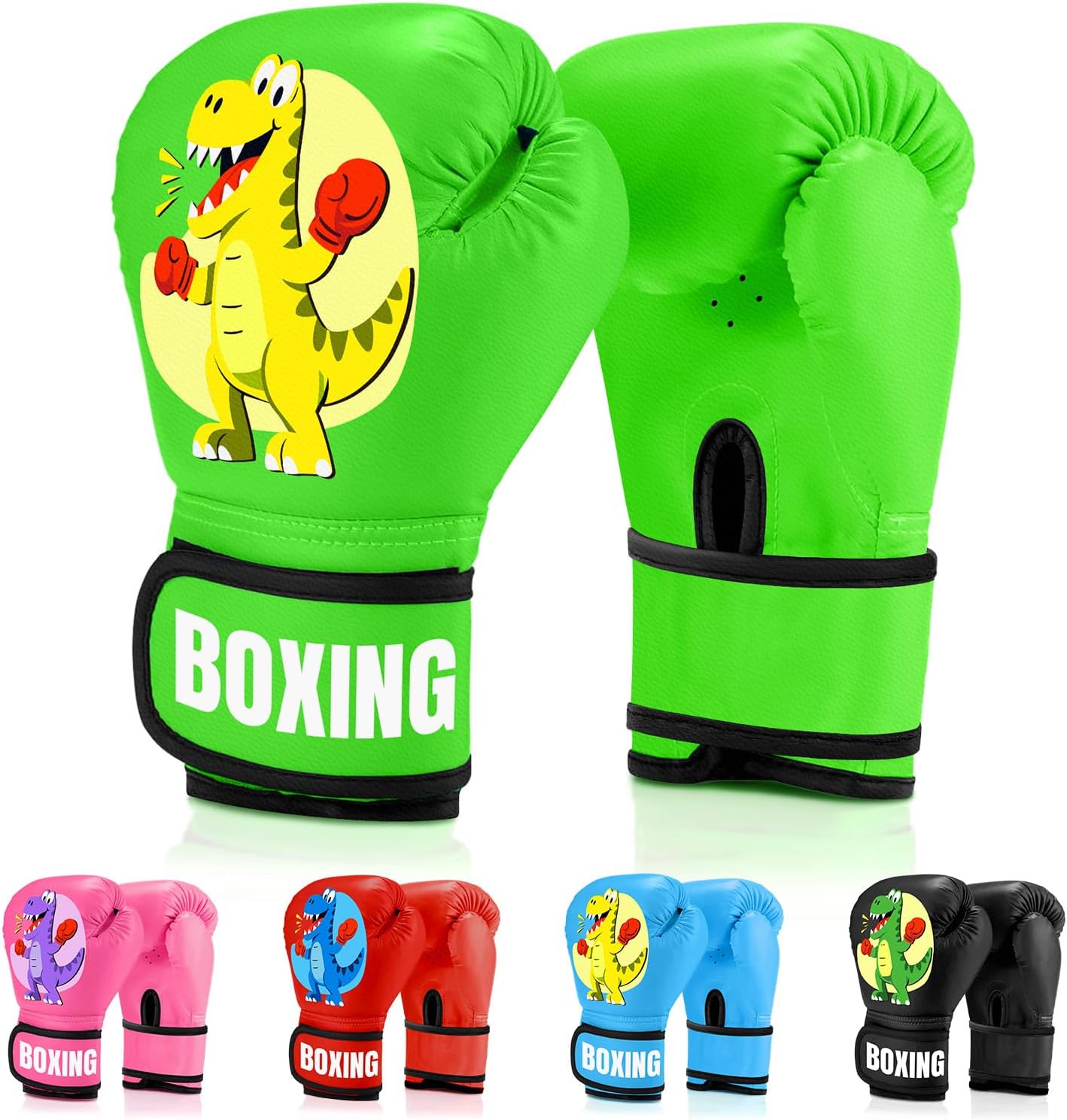 Kids Boxing Gloves for Boys & Girls, Youth Boxing Training Gloves for Kids Age 3 to 9 Years, 4OZ Training Sparring Gloves for Punching Bag Kickboxing Muay Thai MMA