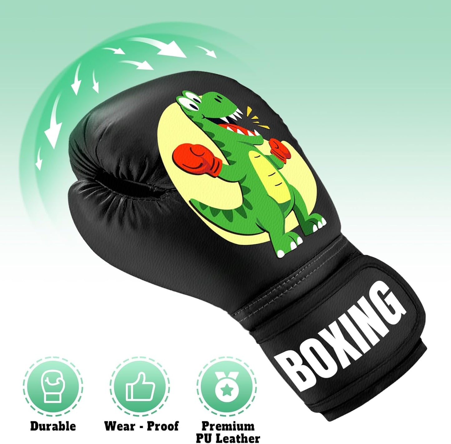 Kids Boxing Gloves for Boys & Girls, Youth Boxing Training Gloves for Kids Age 3 to 9 Years, 4OZ Training Sparring Gloves for Punching Bag Kickboxing Muay Thai MMA