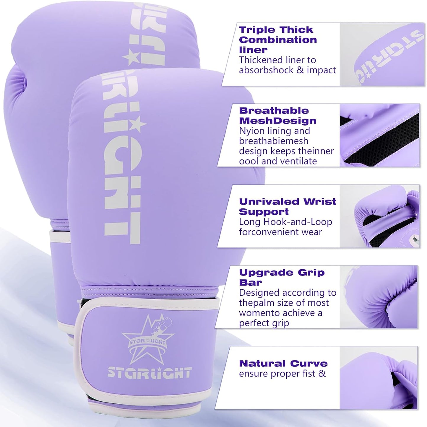 Boxing Gloves for Men Women, Sparring Training Punching MMA Kickboxing Boxing Gloves, Heavy Bag Workout Gloves for Boxing, Kickboxing, Muay Thai, MMA