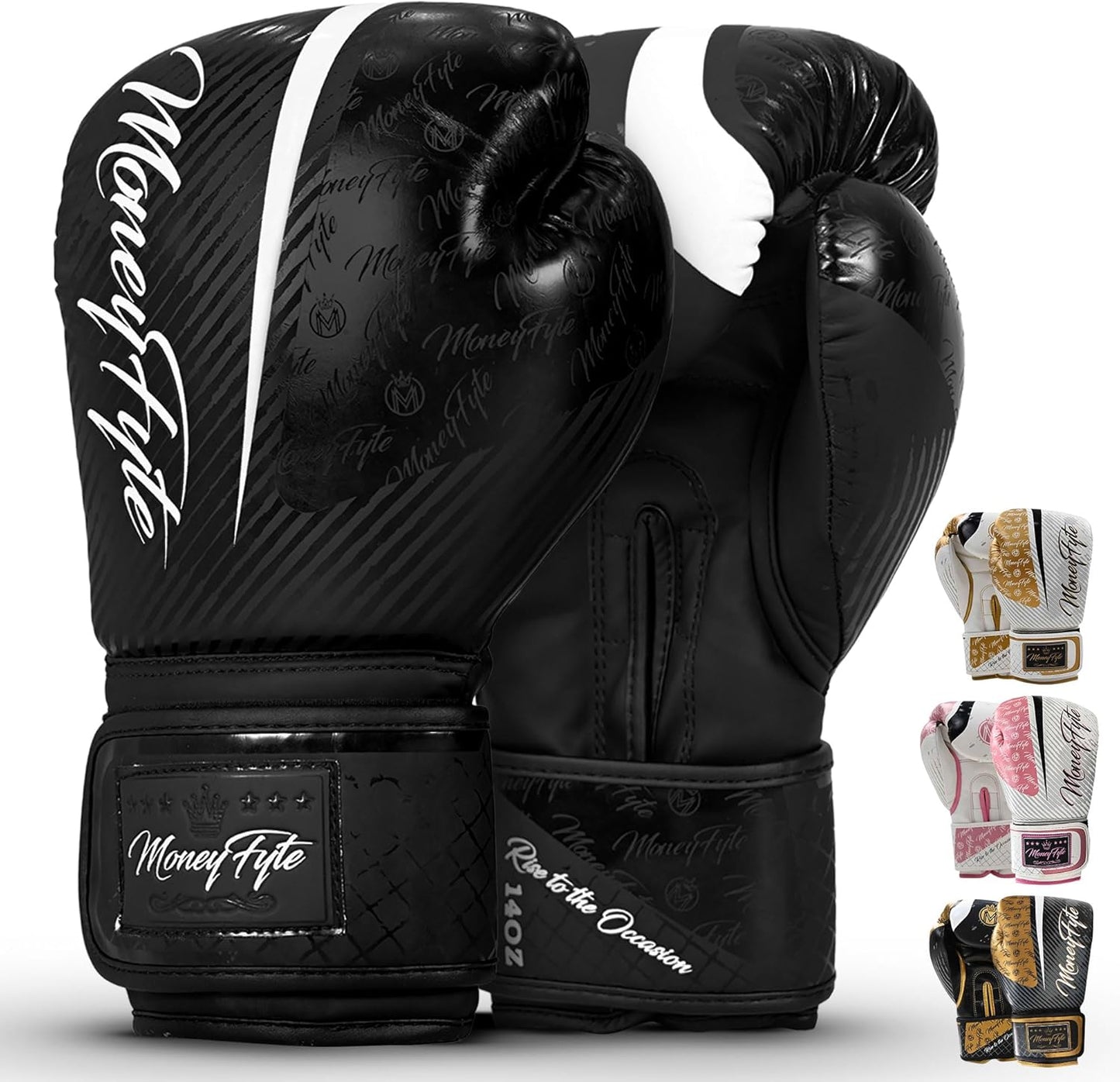 Boxing Gloves for Men & Women - Boxing, Kickboxing, Muay Thai, MMA, Training & Sparring - Punching Bag & Heavy Bag Gloves - MoneyFyte