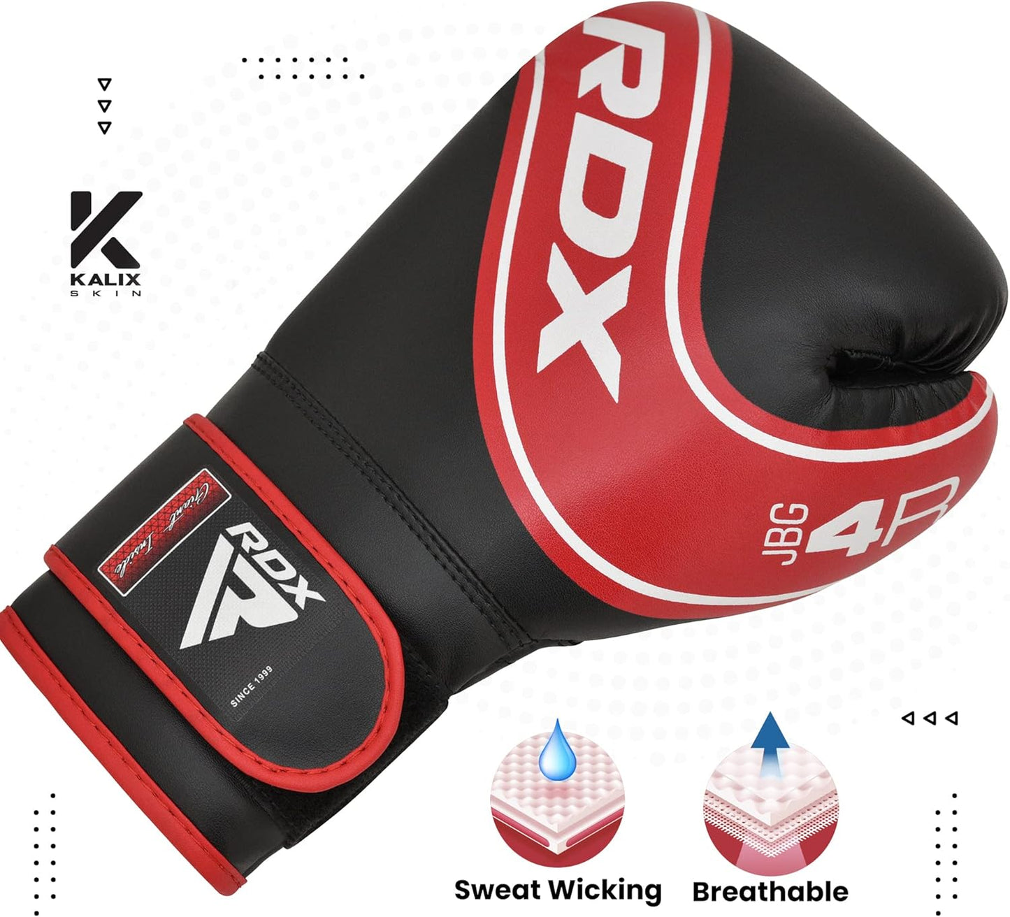 RDX Kids Boxing Gloves, 6oz 4oz Junior Training Mitts, Maya Hide Leather Ventilated Palm, Muay Thai Sparring MMA Kickboxing Fighting, Punch Bag Speed Ball Focus Pads Punching Workout