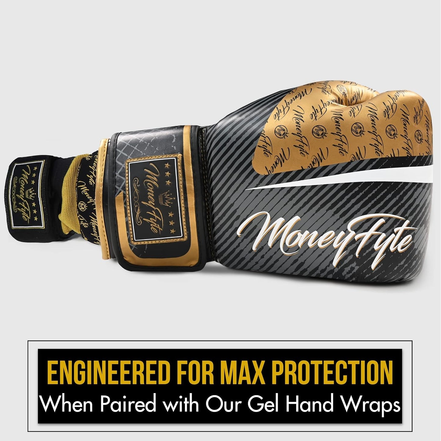 Boxing Gloves for Men & Women - Boxing, Kickboxing, Muay Thai, MMA, Training & Sparring - Punching Bag & Heavy Bag Gloves - MoneyFyte