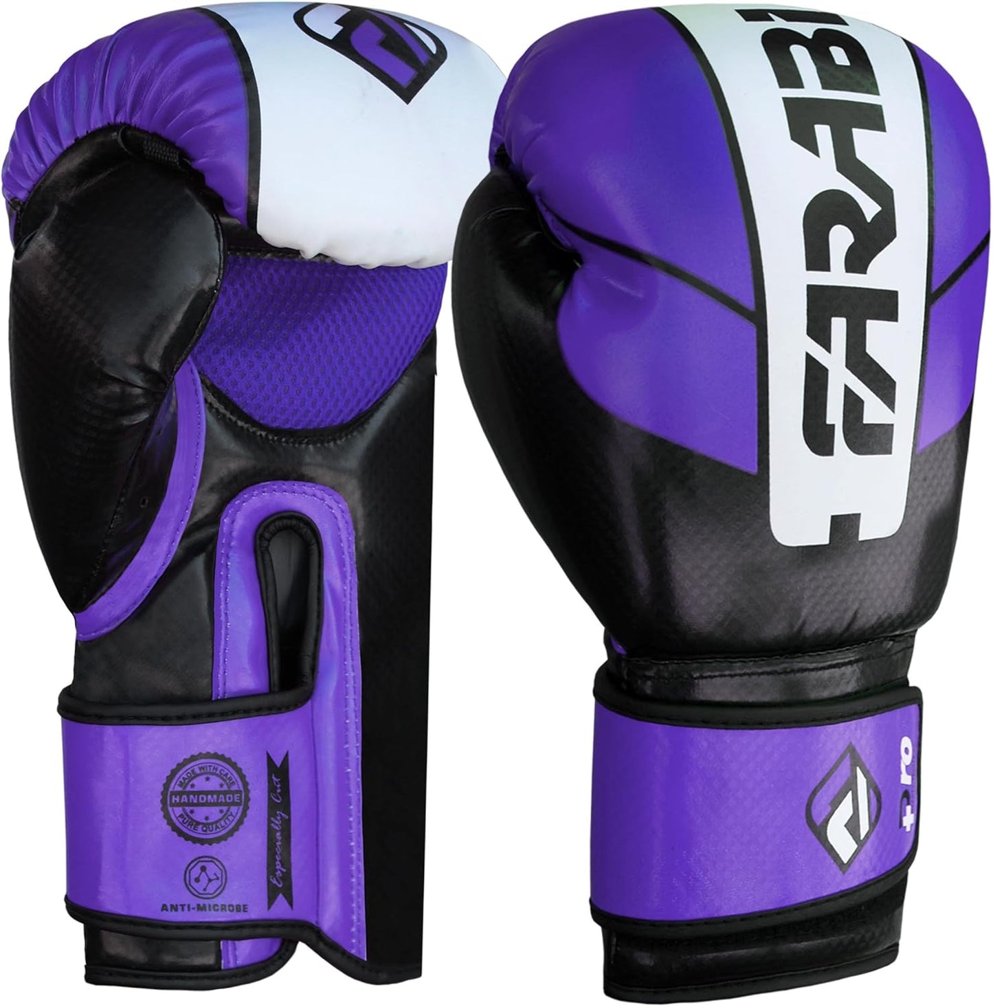Farabi Sports Boxing Gloves Men and Women Kickboxing Gloves - Muay Thai Gloves 10-oz 12-oz 14-oz 16-oz Red & Purple Boxing Gloves for Punching Bag, MMA, Muay Thai and Training