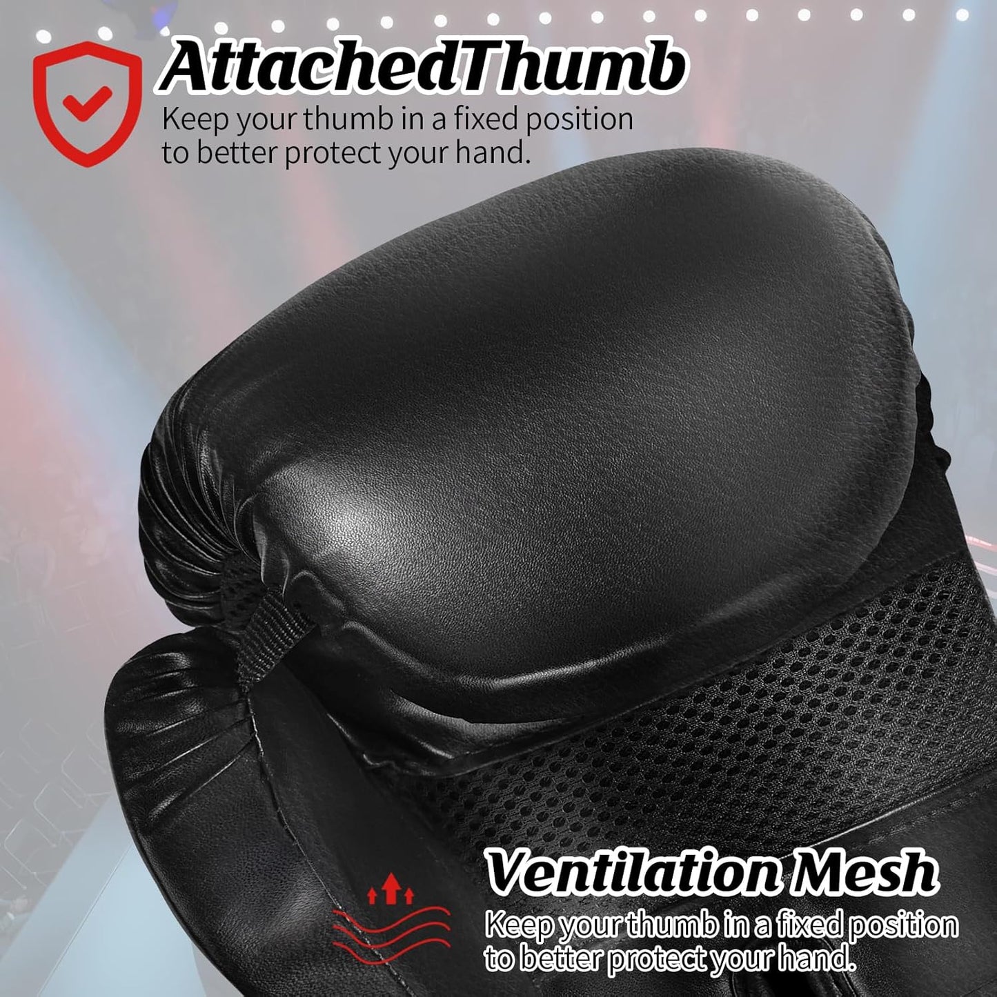 Boxing Gloves for Men Women, Training Sparring Boxing Gloves, Heavy Punching Bag Workout Gloves for Boxing Kickboxing Muay Thai Mixed Martial Arts MMA Training