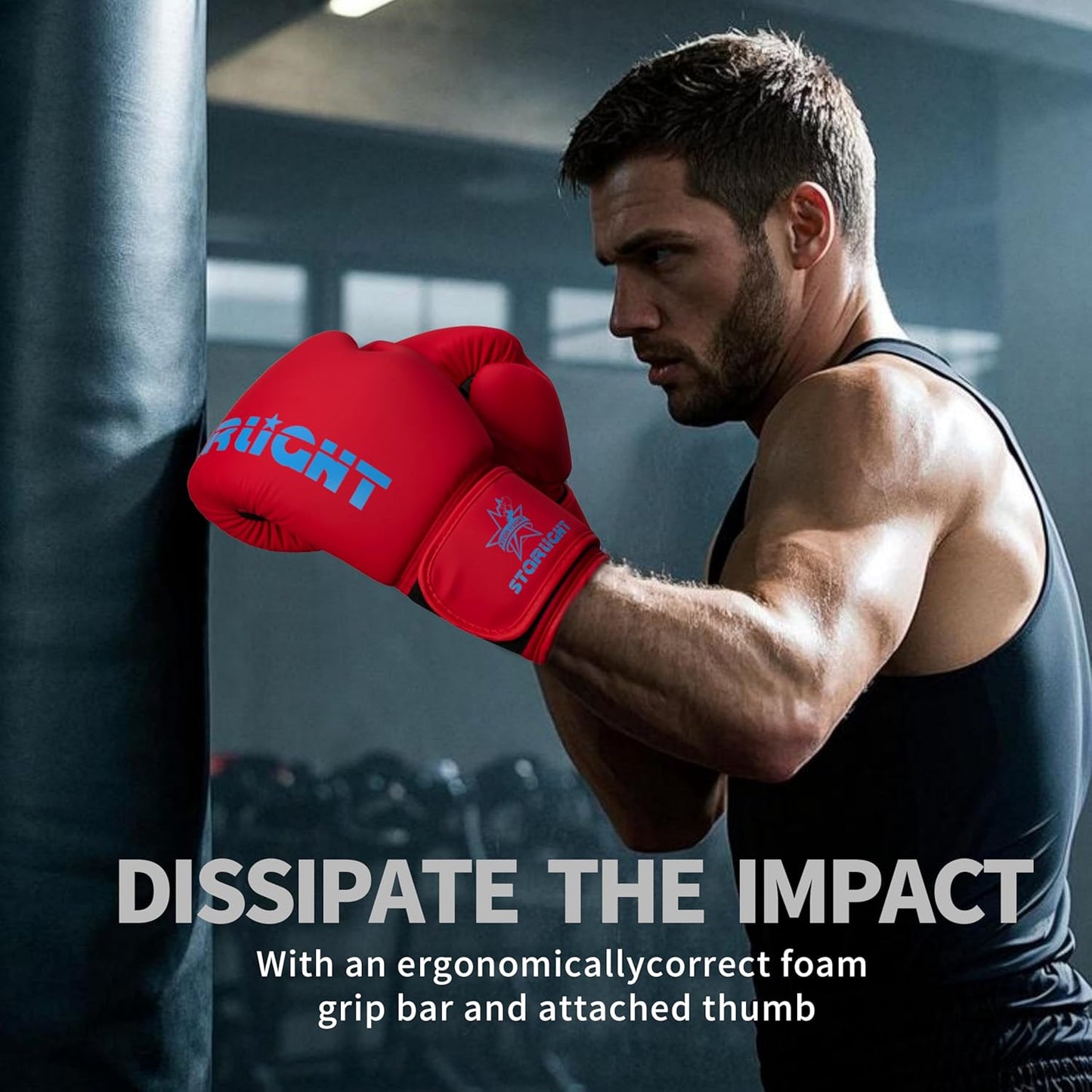 Boxing Gloves for Men Women, Sparring Training Punching MMA Kickboxing Boxing Gloves, Heavy Bag Workout Gloves for Boxing, Kickboxing, Muay Thai, MMA