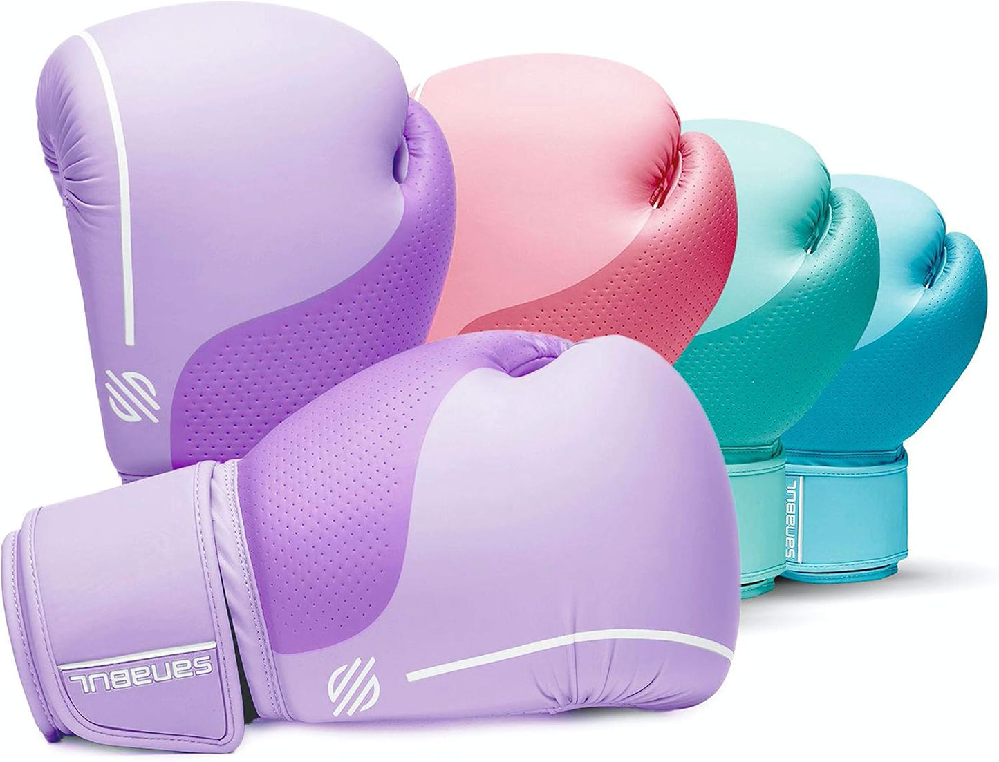 Sanabul Easter Egg Boxing Gloves for Women, Pro Training MMA Kickboxing Muay Thai Gloves, Sparring Punching Heavy Bag