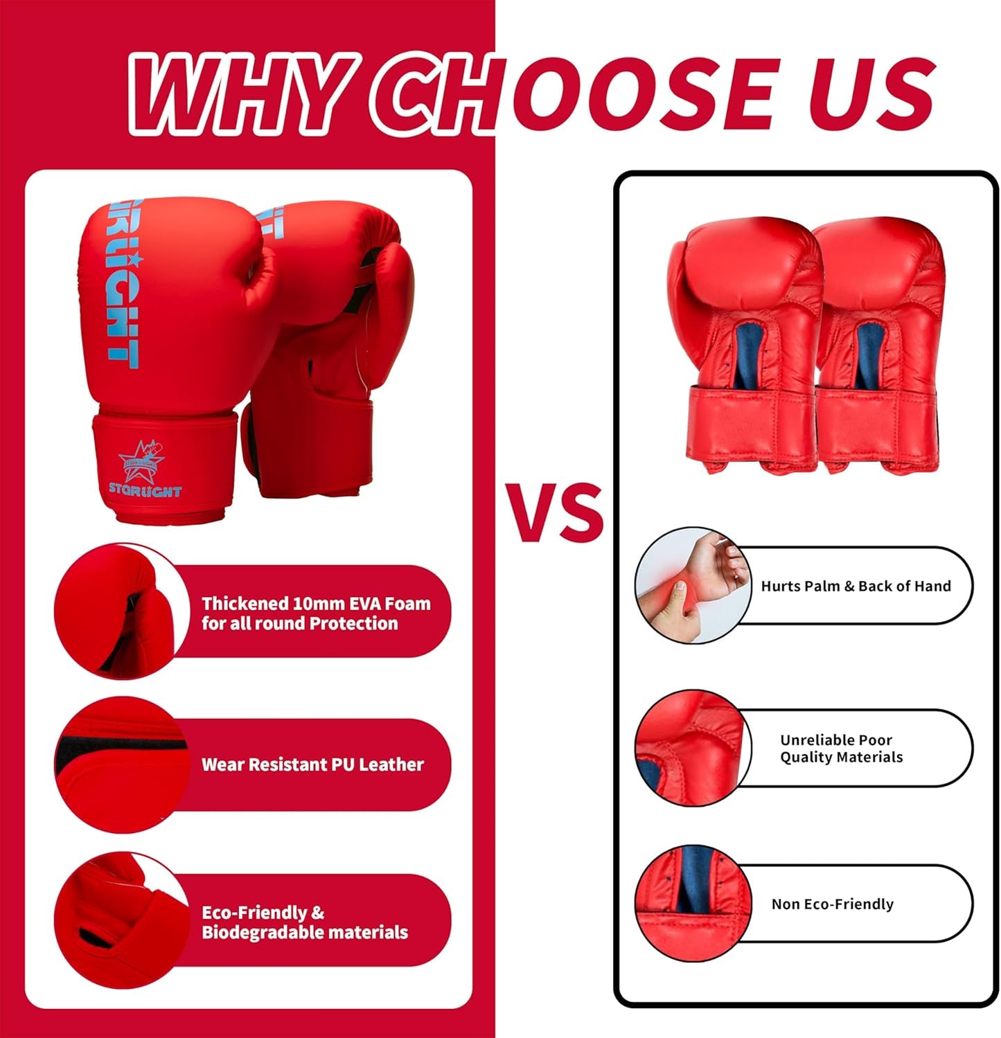 Boxing Gloves for Men Women, Sparring Training Punching MMA Kickboxing Boxing Gloves, Heavy Bag Workout Gloves for Boxing, Kickboxing, Muay Thai, MMA