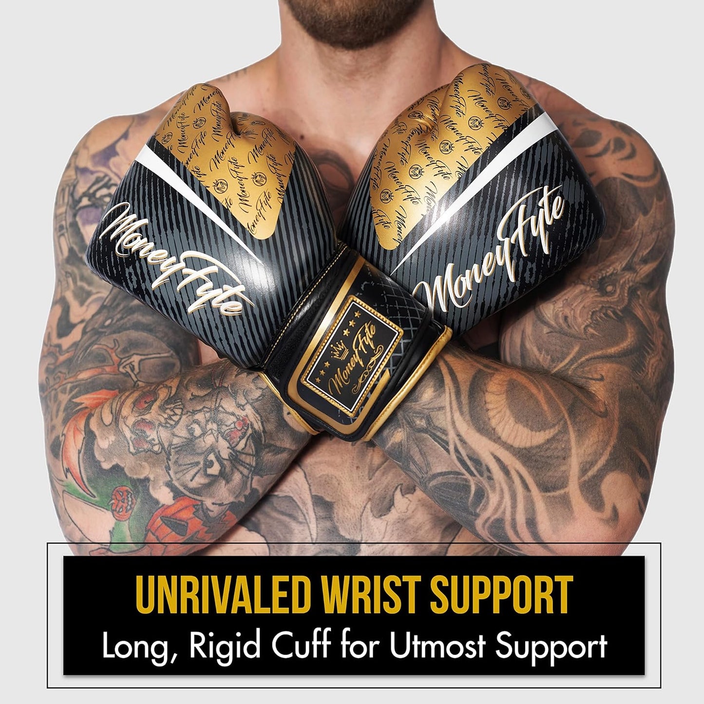 Boxing Gloves for Men & Women - Boxing, Kickboxing, Muay Thai, MMA, Training & Sparring - Punching Bag & Heavy Bag Gloves - MoneyFyte