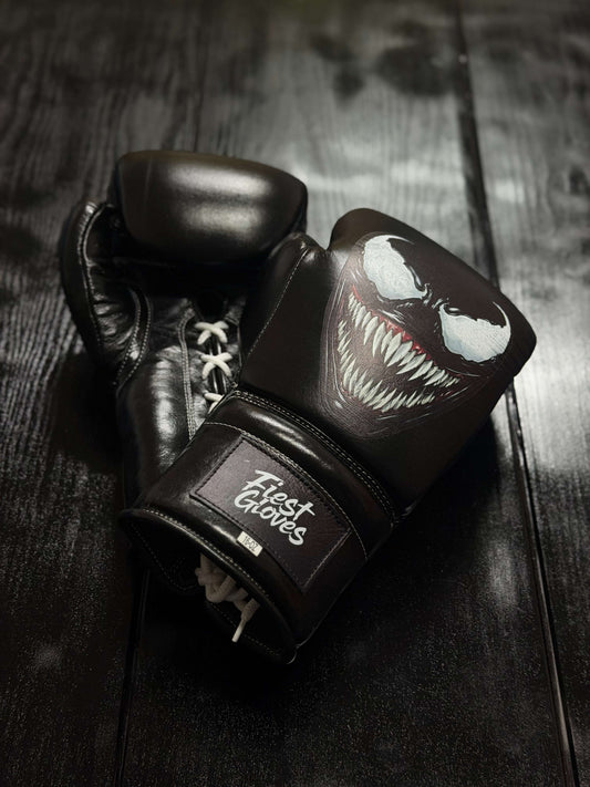 Fiest Winning Style Black Boxing Gloves Premium Gym Training Pair