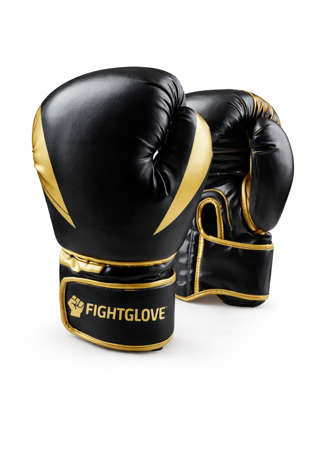 FightGlove Competition Gloves – Black & Gold