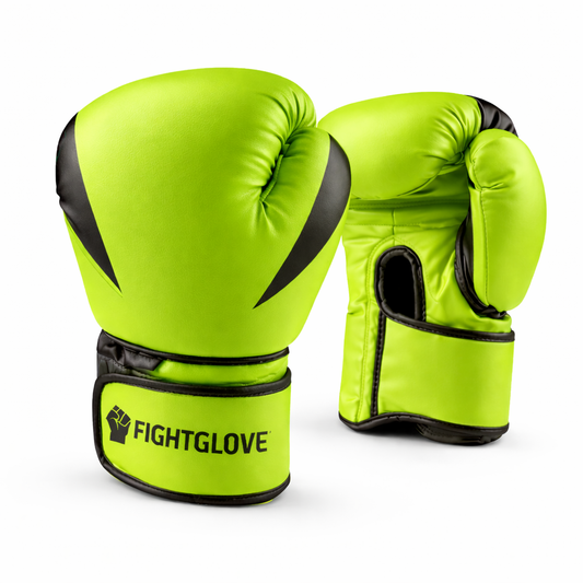 FightGlove Competition Gloves – Neon Green
