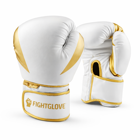 FightGlove Competition Gloves – White Edition