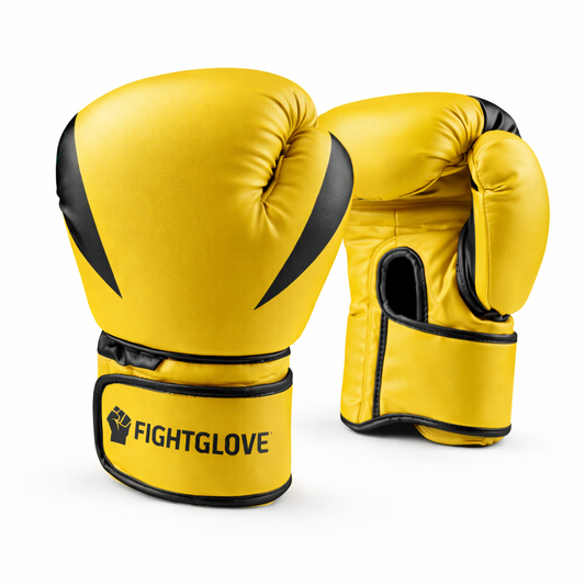 FightGlove Competition Gloves – Yellow Storm