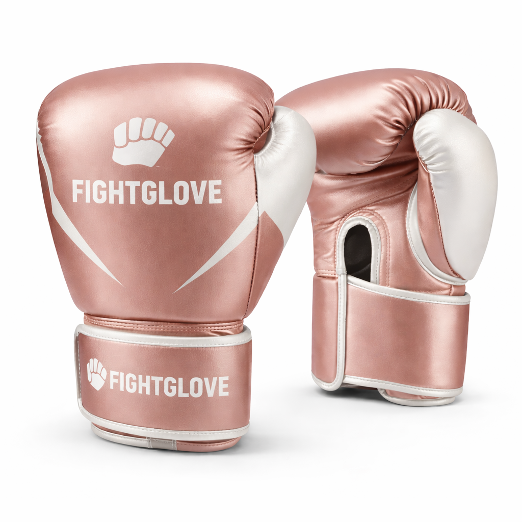 FightGlove Rose Gold Boxing Gloves – Luxury Training Edition