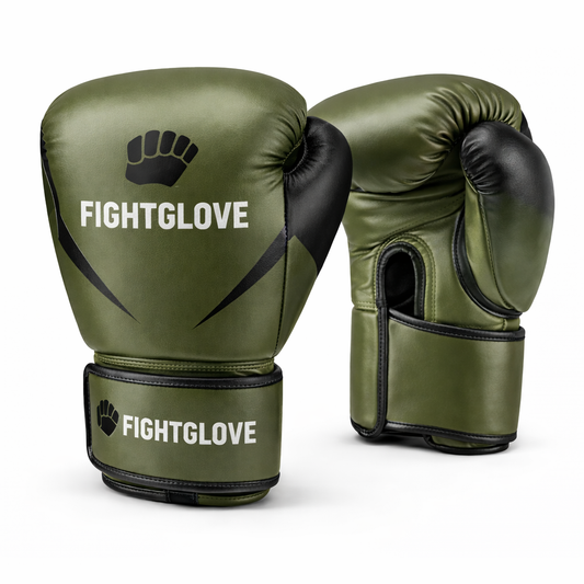 FightGlove Tactical Boxing Gloves – Army Green Training Edition