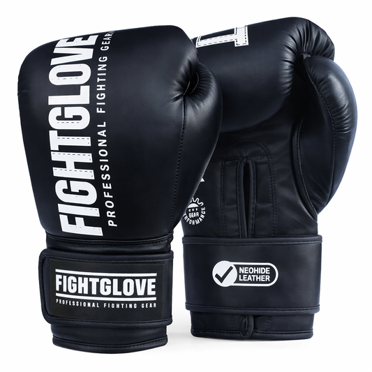 FightGlove Training Boxing Gloves – Black Edition