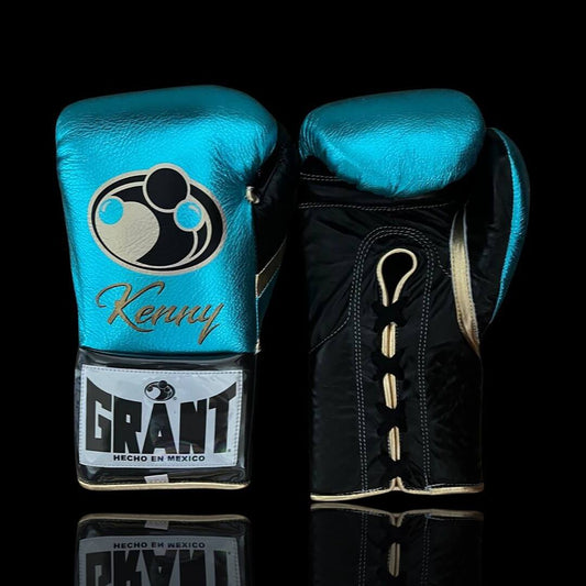 Grant Blue/Black/Gold Boxing Gloves Durable Sparring Gloves